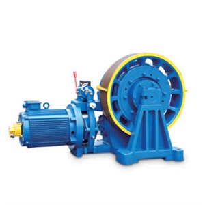 China Factory Elevator Spare Parts, High Performance Geared Elevator Motor